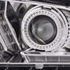 10-12 Ford Mustang PRO-Series Halogen Projector Headlights Chrome