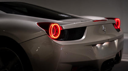 10-15 Ferrari 458 NOVA-Series Prismatic LED Tail Lights Smoke