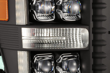 11-16 Ford Super Duty NOVA-Series LED Projector Headlights Black(ETA early Oct)