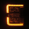 11-16 Ford Super Duty NOVA-Series LED Projector Headlights Black(ETA early Oct)
