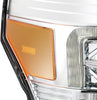 11-16 Ford Super Duty PRO-Series Halogen Projector Headlights Chrome