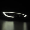 12-21 Tesla Model S NOVA-Series LED Projector Headlights Alpha-Black