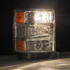 14-15 Chevrolet Silverado PRO-Series Halogen Projector Headlights Chrome(ETA late Oct)