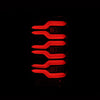 14-18 GMC Sierra 1500/2500HD/3500HD LUXX-Series LED Tail Lights Alpha-Black