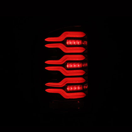 14-18 GMC Sierra 1500/2500HD/3500HD LUXX-Series LED Tail Lights Alpha-Black
