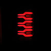 14-18 GMC Sierra 1500/2500HD/3500HD LUXX-Series LED Tail Lights Black-Red