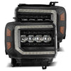 14-18 GMC Sierra NOVA-Series LED Projector Headlights Black(ETA late Oct)