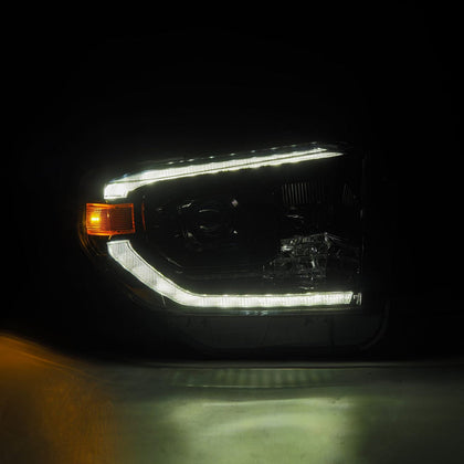 14-21 Toyota Tundra MK II LUXX-Series LED Projector Headlights Alpha-Black(ETA late Oct)