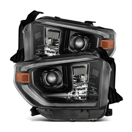 14-21 Toyota Tundra MK II LUXX-Series LED Projector Headlights Alpha-Black(ETA late Oct)
