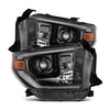 14-21 Toyota Tundra MK II LUXX-Series LED Projector Headlights Alpha-Black(ETA late Oct)