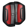 14-21 Toyota Tundra NOVA-Series Prismatic LED Tail Lights Black-Red