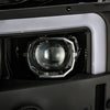 15-19 Chevrolet Silverado 2500HD/3500HD LUXX-Series LED Projector Headlights Black(ETA late Oct)