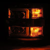 15-19 Chevrolet Silverado 2500HD/3500HD LUXX-Series LED Projector Headlights Black(ETA late Oct)