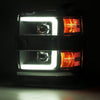 15-19 Chevrolet Silverado 2500HD/3500HD LUXX-Series LED Projector Headlights Black(ETA late Oct)