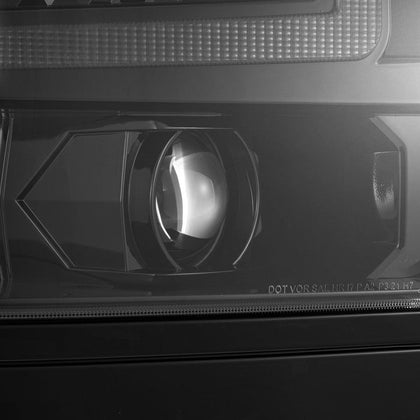 16-18 Chevrolet Silverado 1500 LUXX-Series LED Projector Headlights Alpha-Black