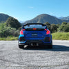 16-21 Honda Civic Hatchback NOVA-Series Prismatic LED Tail Lights Clear Smoke