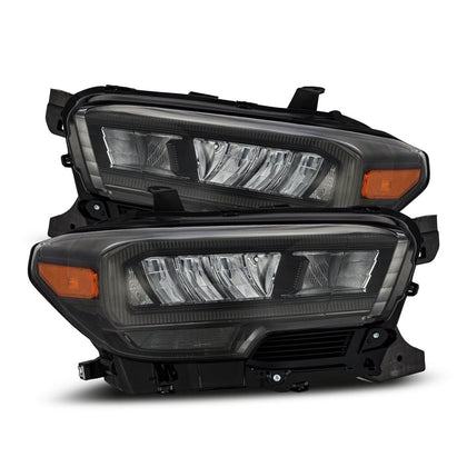 16-23 Toyota Tacoma LUXX-Series LED Crystal Headlights Alpha-Black(ETA late Oct)