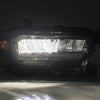 16-23 Toyota Tacoma LUXX-Series LED Crystal Headlights Alpha-Black(ETA late Oct)