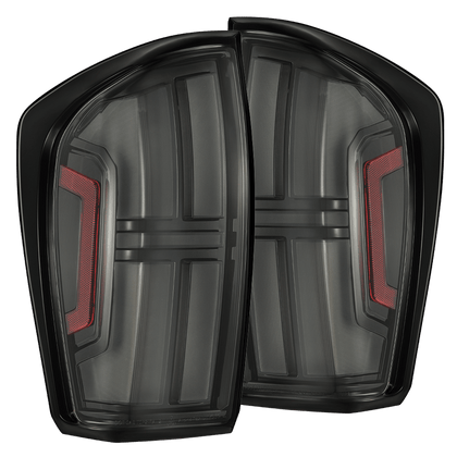 16-23 Toyota Tacoma NOVA-Series Prismatic LED Tail Lights Black