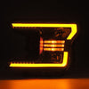 18-20 Ford F150 LUXX-Series LED Projector Headlights Jet Black