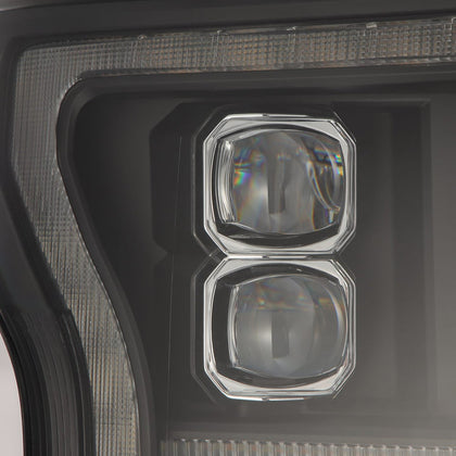 18-20 Ford F150 (MK II 14th Gen Style) NOVA-Series LED Projector Headlights Black