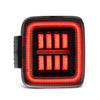 18-25 Jeep Wrangler JL NOVA-Series Prismatic LED Tail Lights Alpha-Black