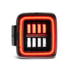 18-25 Jeep Wrangler JL NOVA-Series Prismatic LED Tail Lights Alpha-Black