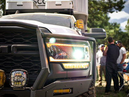 19-24 Ram 2500/3500/4500/5500 LUXX-Series LED Projector Headlights Black(ETA late Oct)