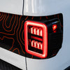19-25 Jeep Gladiator JT NOVA-Series Prismatic LED Tail Lights Alpha-Black(ETA late Oct)
