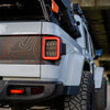 19-25 Jeep Gladiator JT NOVA-Series Prismatic LED Tail Lights Alpha-Black(ETA late Oct)