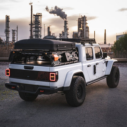 19-25 Jeep Gladiator JT NOVA-Series Prismatic LED Tail Lights Alpha-Black(ETA late Oct)