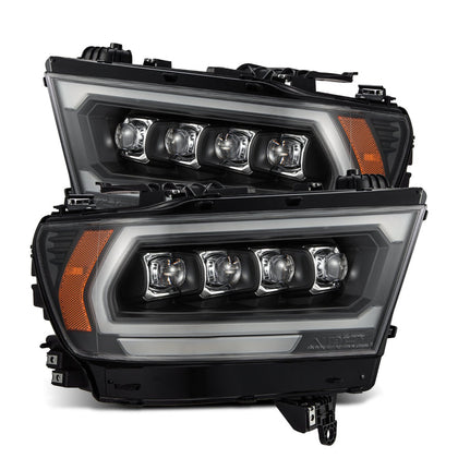 19-24 Ram 1500 (MK II 2500 Style) NOVA-Series LED Projector Headlights Black(ETA late Oct)
