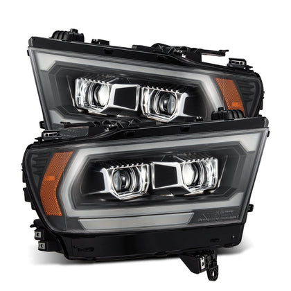 19-24 Ram 1500 (MK II 2500 Style) PRO-Series Halogen Projector Headlights Black(ETA late Sep)