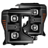 20-22 Ford Super Duty LUXX-Series LED Projector Headlights Black