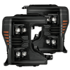 20-22 Ford Super Duty NOVA-Series LED Projector Headlights Alpha-Black