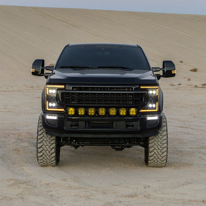 20-22 Ford Super Duty NOVA-Series LED Projector Headlights Alpha-Black