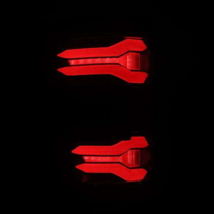 21-23 Ford F150 (with BLIS) LUXX-Series LED Tail Lights Black-Red