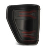 21-23 Ford F150 (with BLIS) LUXX-Series LED Tail Lights Black-Red