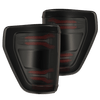 21-23 Ford F150 (with BLIS) LUXX-Series LED Tail Lights Black-Red