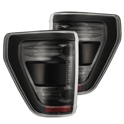21-23 Ford F150 (wth BLIS) LUXX-Series LED Tail Lights Alpha-Black