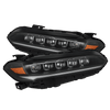 22-25 Honda Civic NOVA-Series LED Projector Headlights Black