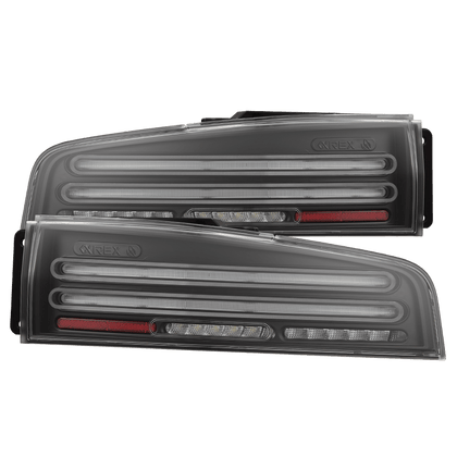 23-25 Nissan Z Twin-Loop Style NOVA-Series Prismatic LED Tail Lights Black
