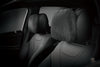 3D SUEDE HEADREST BLACK 1PC