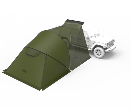 MODULAR CAR AWNING ANNEX TENT/ ARMY GREEN