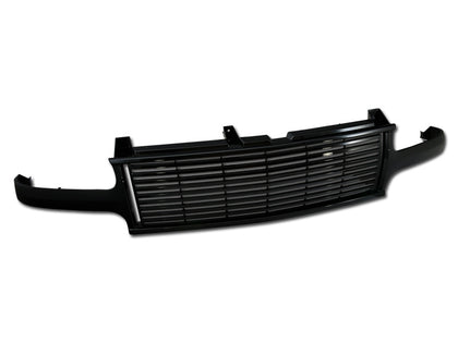 For 1999-2002 Chevy Silverado 1500 Horizontal Grille Gloss Black