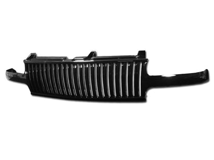 For 1999-2002 Chevy Silverado 1500 Vertical Grille Gloss Black