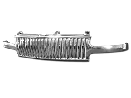 For 1999-2002 Chevy Silverado 1500 Vertical Grille Chrome