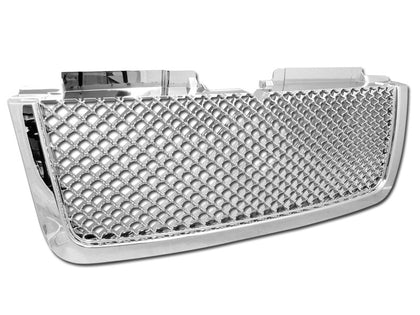 For 2006-2009 Chevy Trailblazer Mesh Grille Chrome