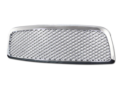 For 2009-2012 Dodge Ram 1500 Excl. Mega Cab Mesh Grille Chrome
