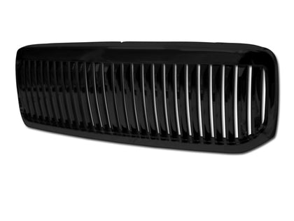 For 1999-2004 Ford Super Duty F-250/F-350/F-450 Vertical Grille Gloss Black